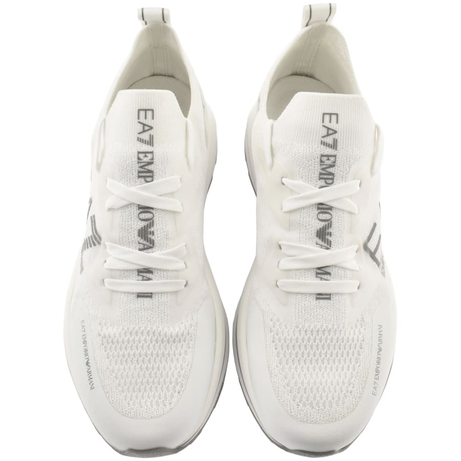 White ea7 trainers 2025